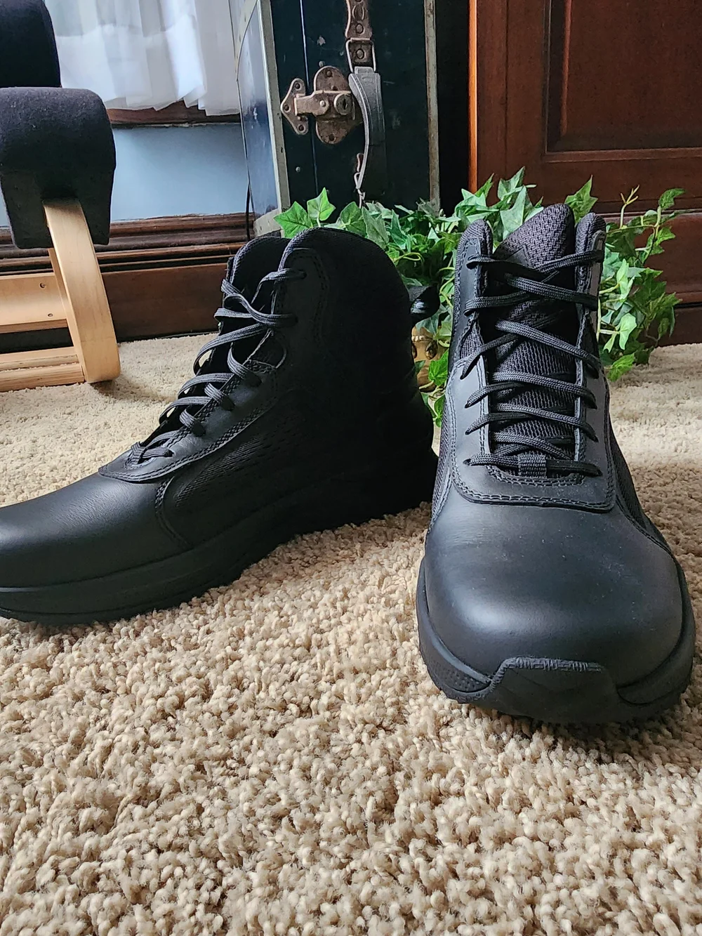 Rocky Black Super Cop Ultra Lightweight Tactical Lace-Up Boots
